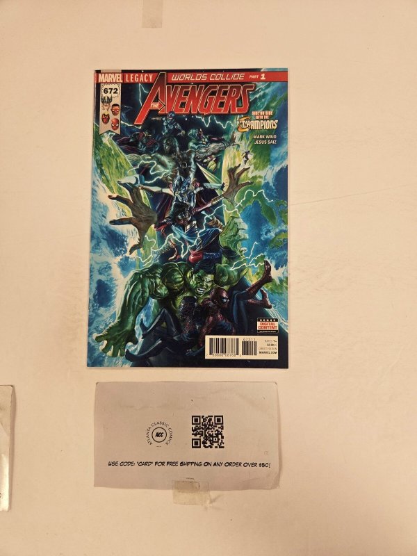 Avengers #672 (Marvel Comics), raw comic book in NM condition — front cover