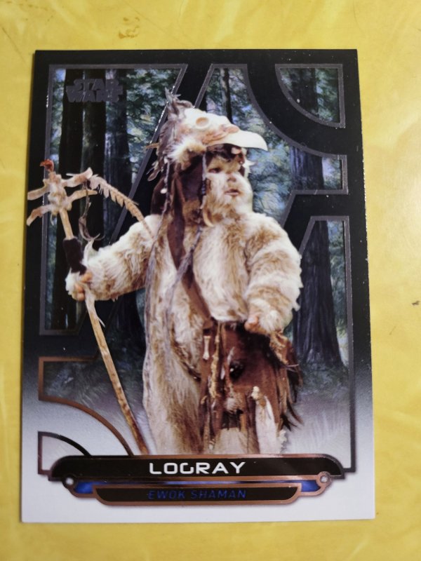 2018 Star Wars Galactic Files #rotj-22 Logray (2018), raw, ungraded comic book — front cover