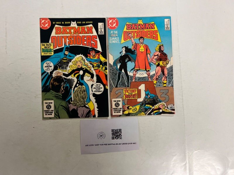 2 Batman & the Outsiders DC Comic Books #15, raw, ungraded comic book — front cover