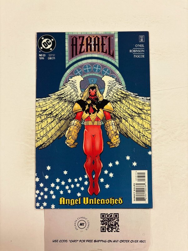 Azrael #33 (DC Comics), raw comic book in NM condition — front cover