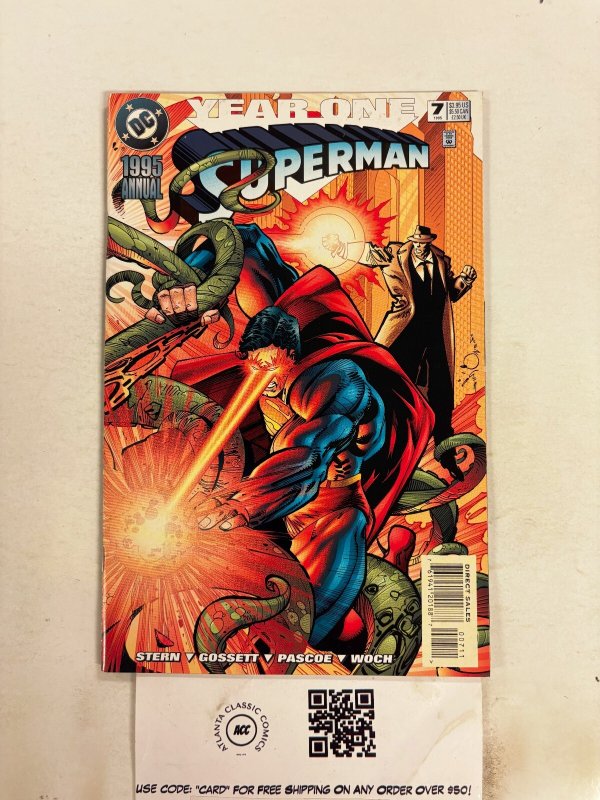 Superman Annual #7 (DC Comics), raw comic book in NM condition — front cover