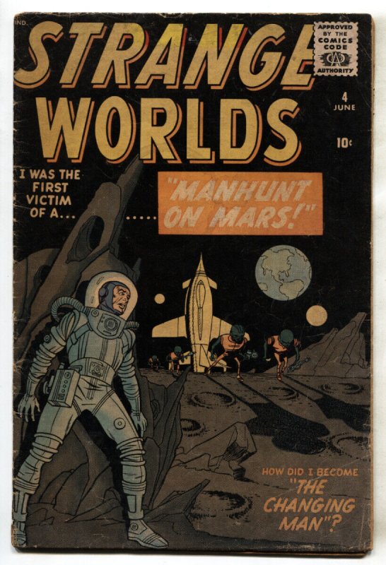 Strange Worlds #4 (Marvel Comics, 1959), raw, ungraded comic book — front cover
