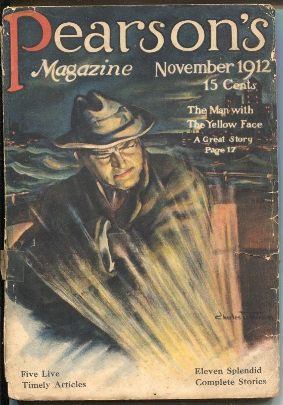 Pearson's November 1912--Hopalong Cassidy Name Origin-not in Price Guide-G/VG, raw comic book in VG condition — front cover