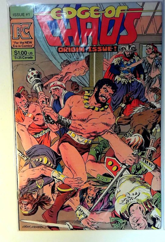 Edge of Chaos #1 (1983), raw comic book in VF condition — front cover