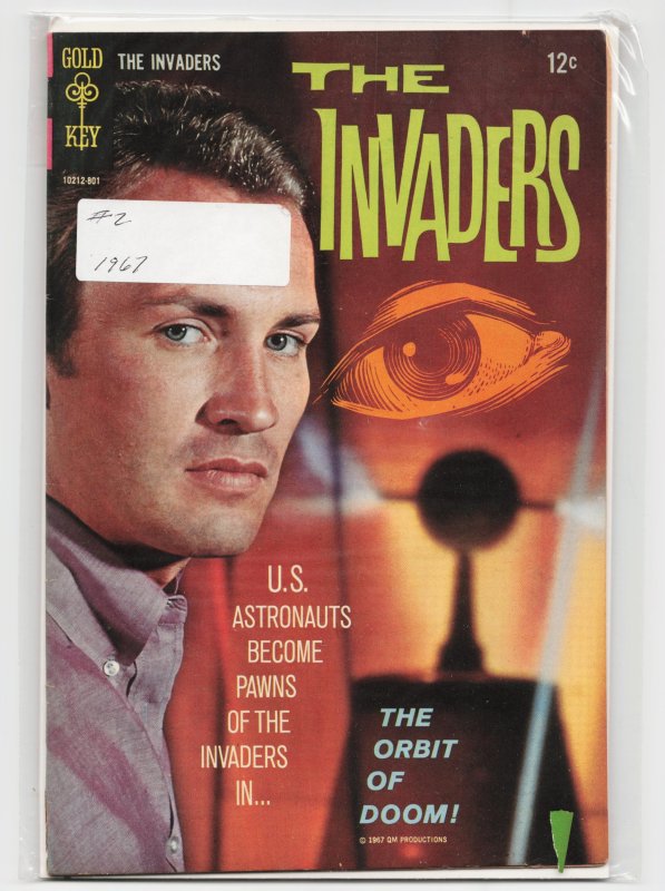 The Invaders #2 (Marvel Comics, 1968), raw, ungraded comic book — front cover