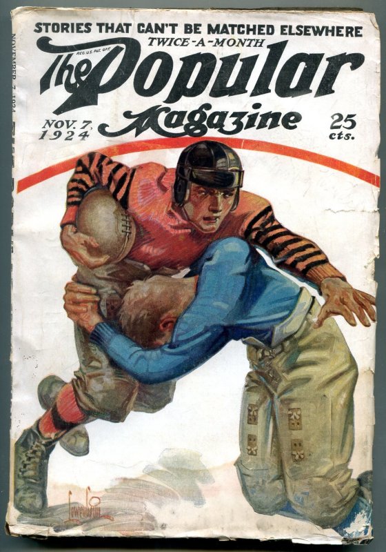 Pulp: Popular Pulp Magazine November #7, raw, ungraded comic book — front cover