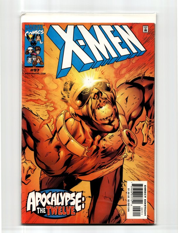 X-Men #97 (Marvel Comics, 2000), raw, ungraded comic book — front cover