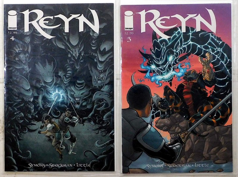 Reyn Lot of 2 #4, 5 (2015) Image Comics 1st Print Comic Books (Image Comics, 2015), raw, ungraded comic book — front cover