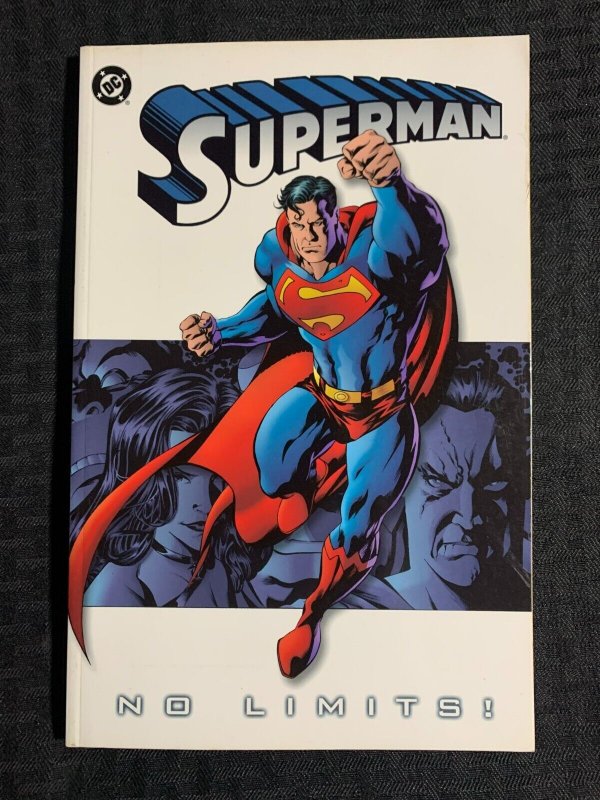 2000 Superman No Limits SC VF+ 8.5 1st DC Comics (DC Comics, 2000), raw comic book in VF+ 8.5 condition — front cover