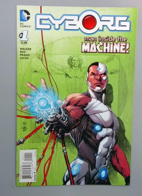 Cyborg #1 (DC Comics, 2015), raw comic book in NM condition — front cover