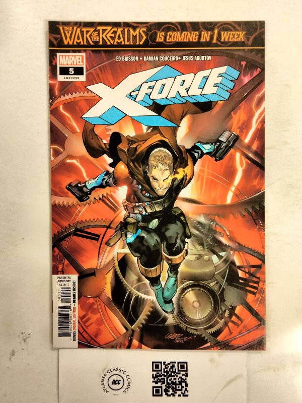 X-Force #5, raw comic book in NM condition — front cover