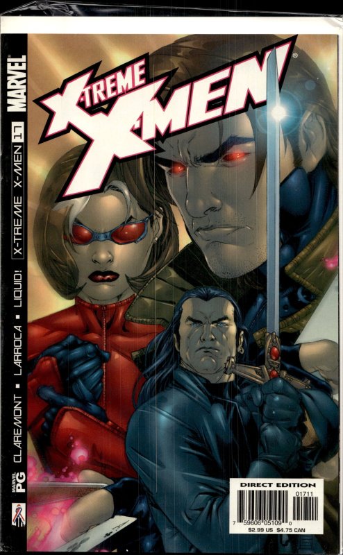 X-Treme X-Men #17 (Marvel Comics, 2002), raw, ungraded comic book — front cover