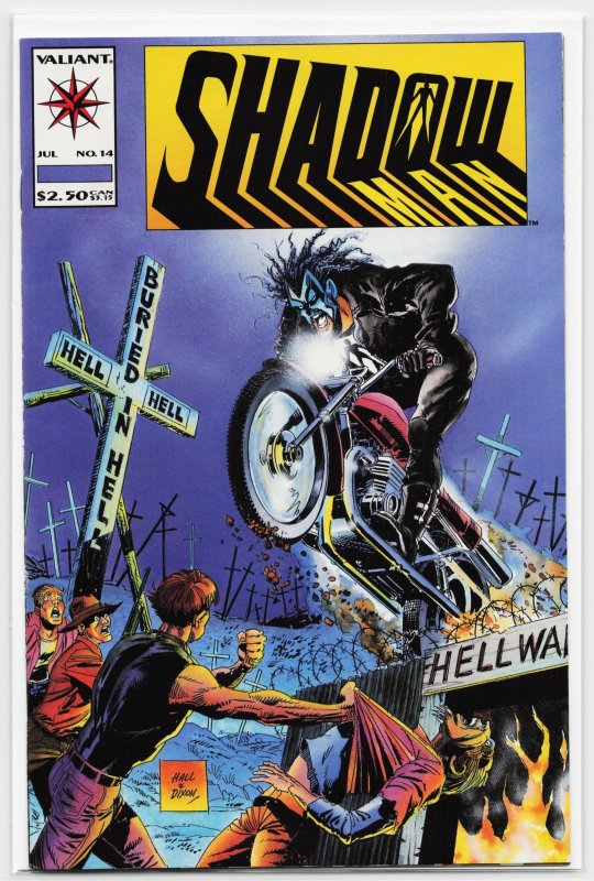 Shadowman #14 (Valiant Comics, 1993), raw, ungraded comic book — front cover