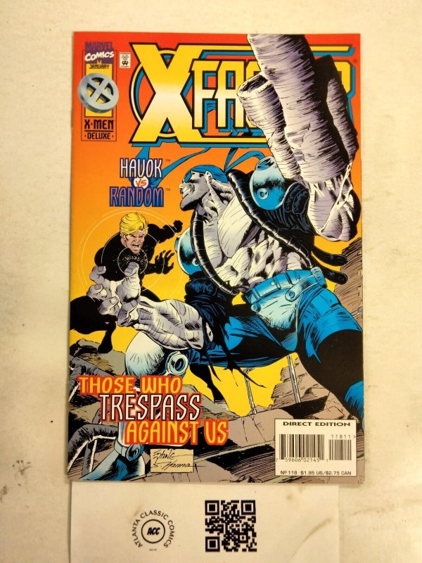 X-Factor #118 (Marvel Comics, 1996), raw comic book in NM condition — front cover