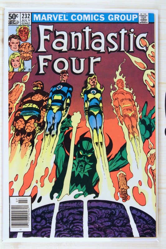 Fantastic Four #232 (Marvel Comics, 1981), raw comic book in VF- 7.5 condition — front cover