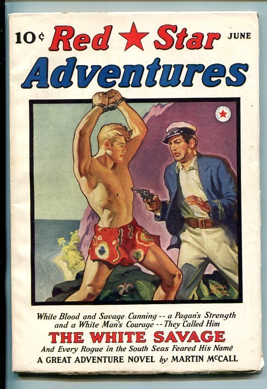 Pulp: Red Star Adventures #1 (1940), raw, ungraded comic book — front cover