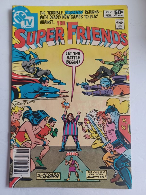 Super Friends #41 (1981), raw comic book in VF condition — front cover