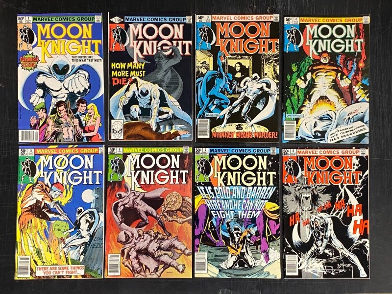 Moon Knight (1980) #'s 1-38 Complete VF+ or Better Lot Set (Marvel Comics, 1980), raw comic book in VF+ condition — front cover