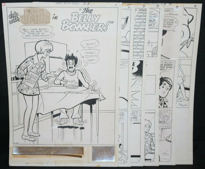 Date with Debbi #10 (1970), raw, ungraded comic book — front cover