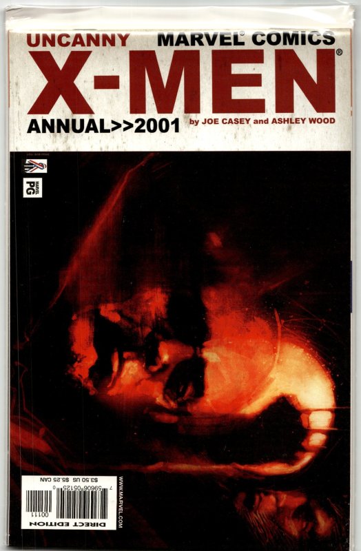 Uncanny X-Men 2001 (2002) X-Men (2002), raw, ungraded comic book — front cover