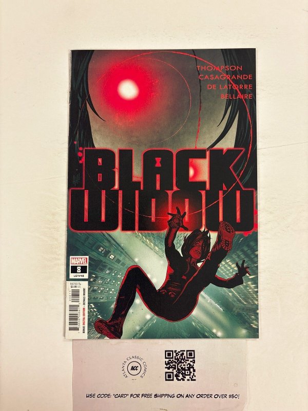 Black Widow #8 (Marvel Comics), raw comic book in NM condition — front cover