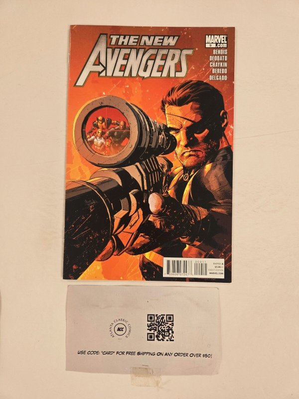 New Avengers #9 (Marvel Comics, 2005), raw comic book in NM condition — front cover