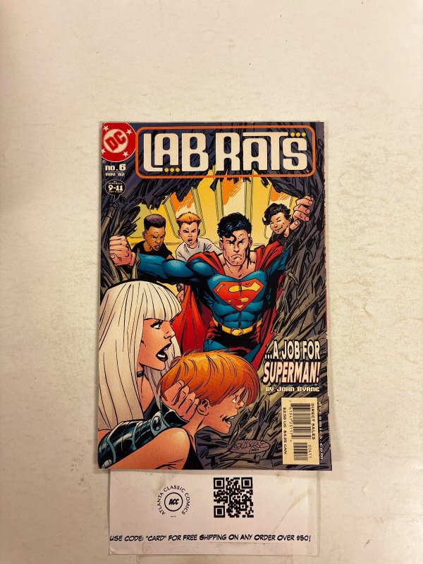 Lab Rats #6 (DC Comics), raw comic book in NM condition — front cover