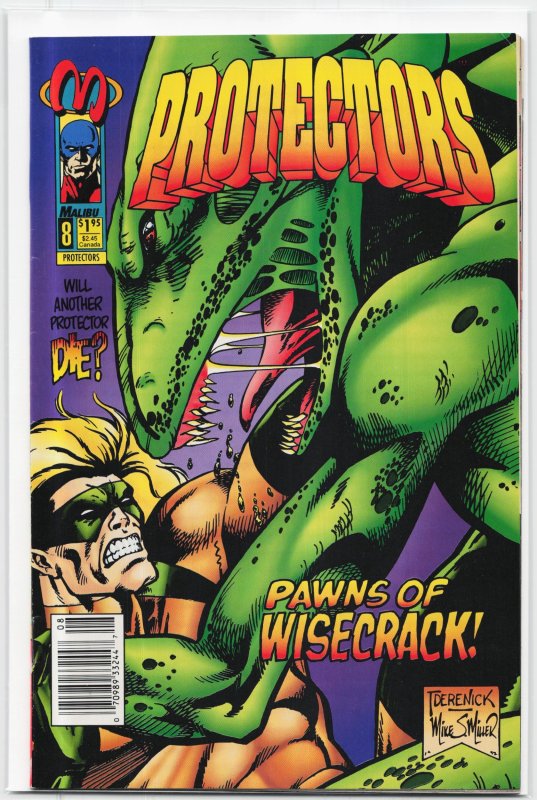 Protectors #8 (1993), raw, ungraded comic book — front cover