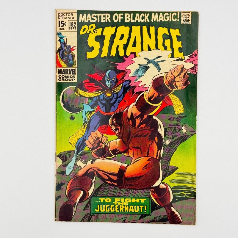 Doctor Strange #182 (Marvel Comics, 1969), raw, ungraded comic book — front cover
