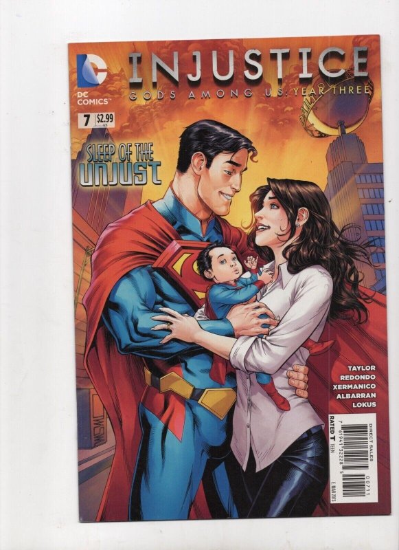 Injustice: Gods Among Us - Year Three #7 (DC Comics, 2015), raw comic book in NM- 9.2 condition — front cover