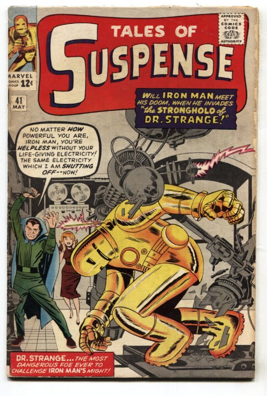 Tales of Suspense #41 (Marvel Comics, 1963), raw, ungraded comic book — front cover