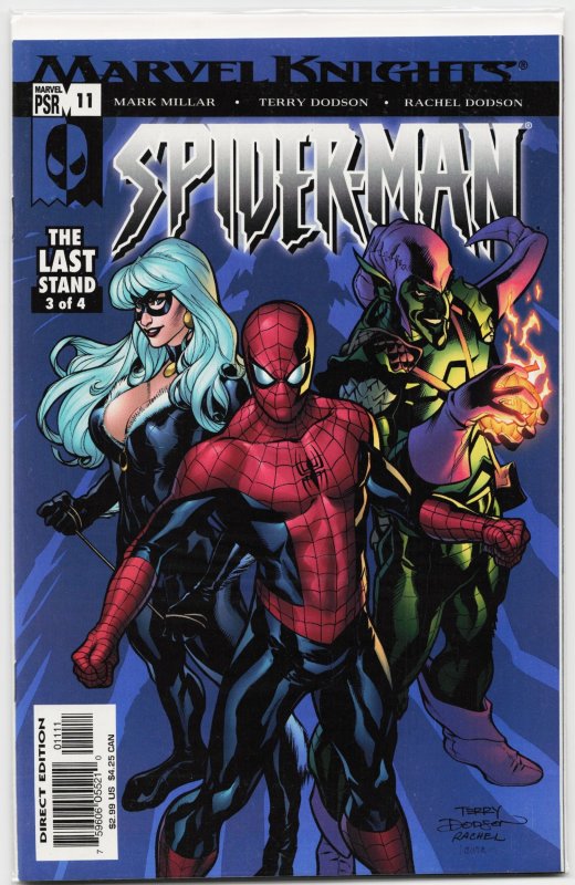Marvel Knights Spider-Man #11 (Marvel Comics, 2005), raw, ungraded comic book — front cover