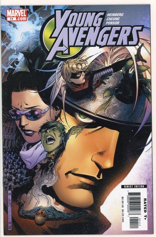 Young Avengers #11 (Marvel Comics, 2006), raw comic book in NM 9.4 condition — front cover