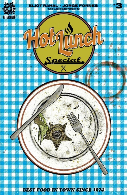 Hot Lunch #3 (AfterShock Comics, 2018), raw, ungraded comic book — front cover