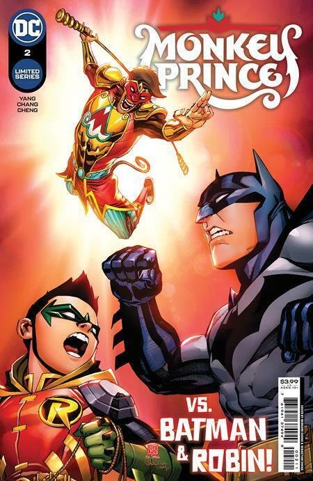 Monkey Prince #2 (DC Comics, 2022), raw, ungraded comic book — front cover