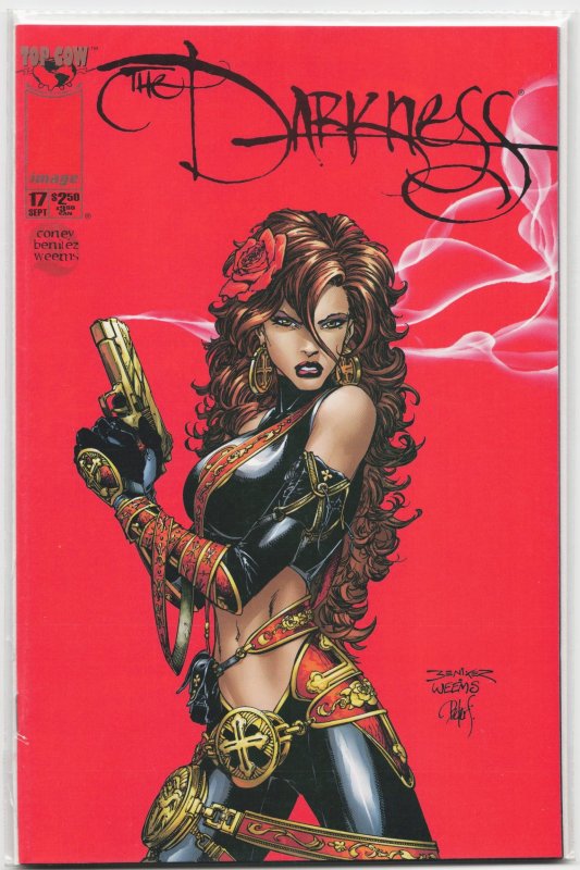 The Darkness #17 (Top Cow, 1998), raw, ungraded comic book — front cover