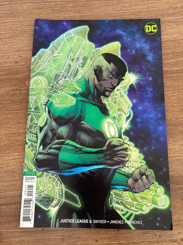 Justice League #6 (DC Comics), raw comic book in NM condition — front cover
