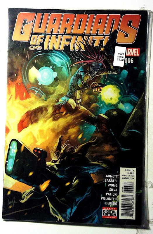 Guardians of Infinity #6 (Marvel Comics, 2016), raw, ungraded comic book — front cover