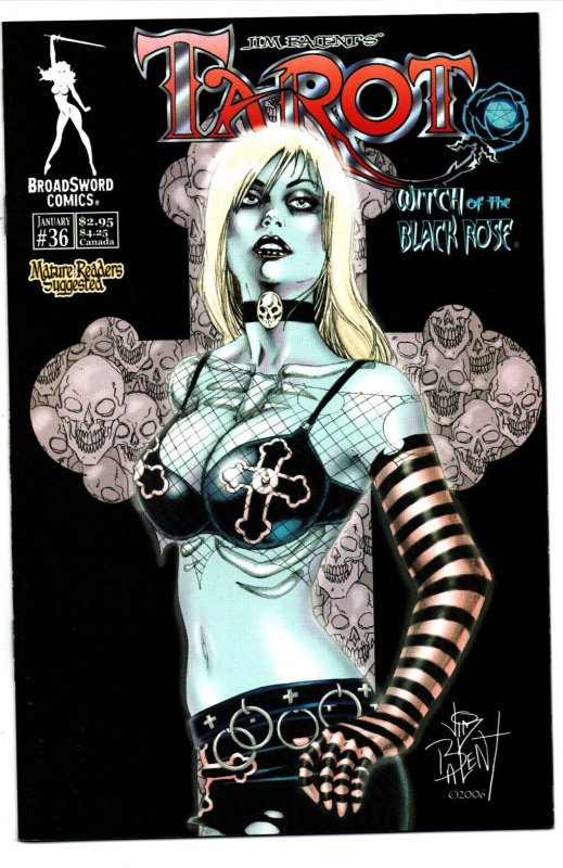 Tarot Witch of the Black Rose #36 (2005), raw comic book in NM condition — front cover