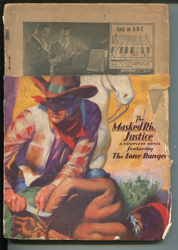 Pulp: Lone Ranger Pulp #2, raw, ungraded comic book — front cover