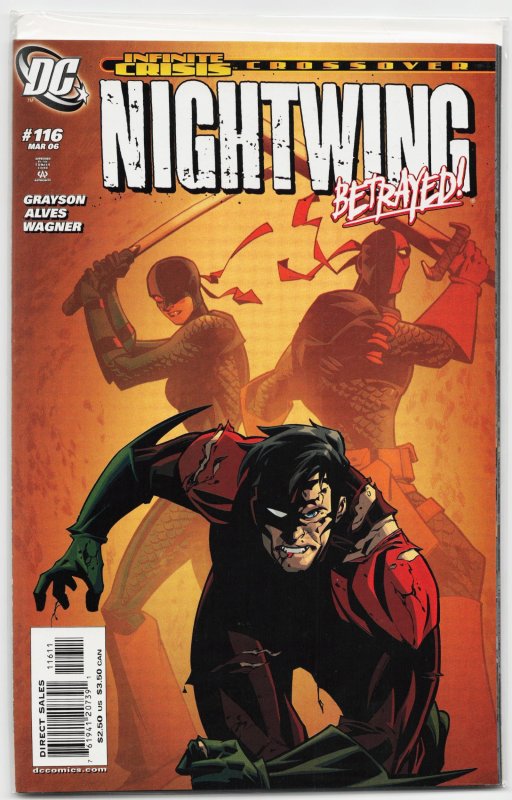 Nightwing #116 (DC Comics, 2006), raw, ungraded comic book — front cover