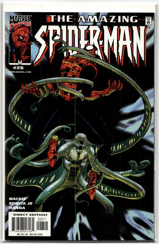The Amazing Spider-Man #26 (Marvel Comics, 2001), raw, ungraded comic book — front cover