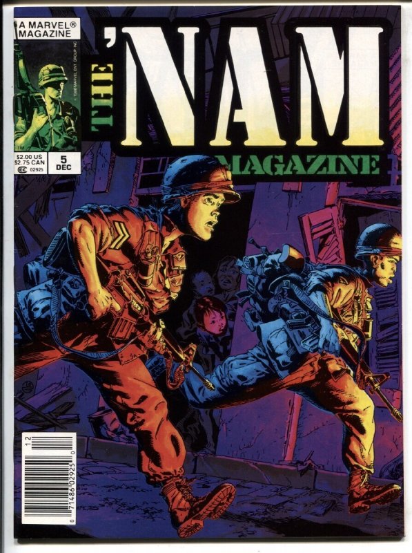 'Nam #5 (Marvel Comics, 1988), raw comic book in FN/VF condition — front cover