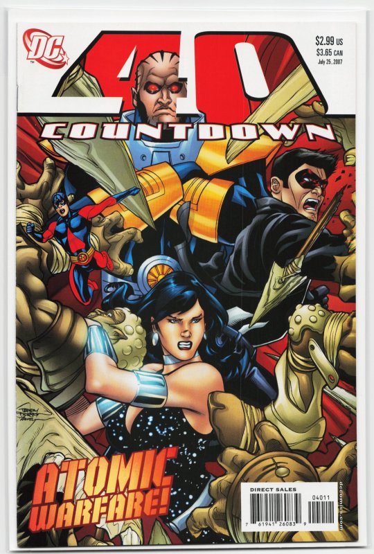 Countdown #40 (DC Comics, 2007), raw, ungraded comic book — front cover
