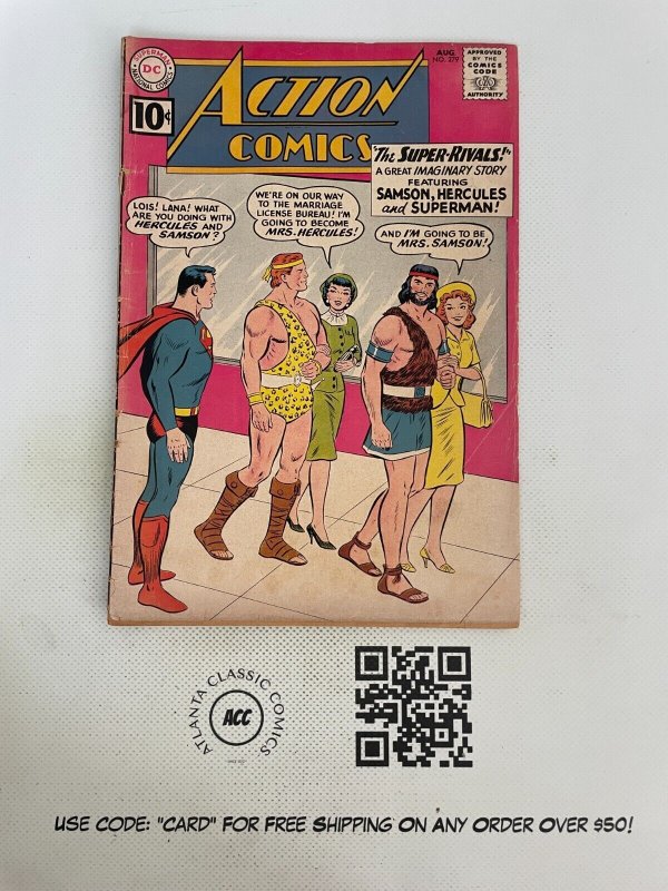 Action Comics #279 (DC Comics, 1961), raw comic book in VG condition — front cover