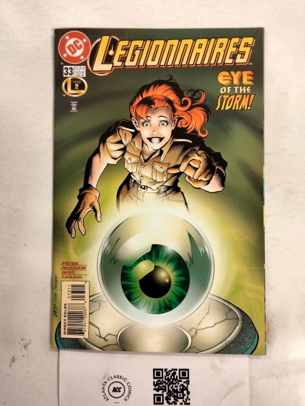 Legionnaires #33 (DC Comics), raw comic book in NM condition — front cover