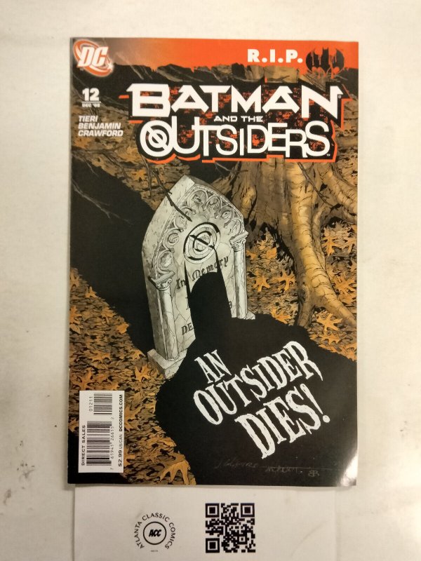 Batman and the Outsiders #12 (DC Comics), raw comic book in NM condition — front cover