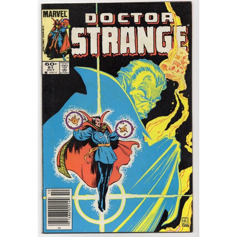 Doctor Strange #61 (Marvel Comics, 1983), raw comic book in VF- 7.5 condition — front cover