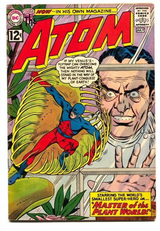 Atom #1 (DC Comics, 1962), raw comic book in VG+ condition — front cover