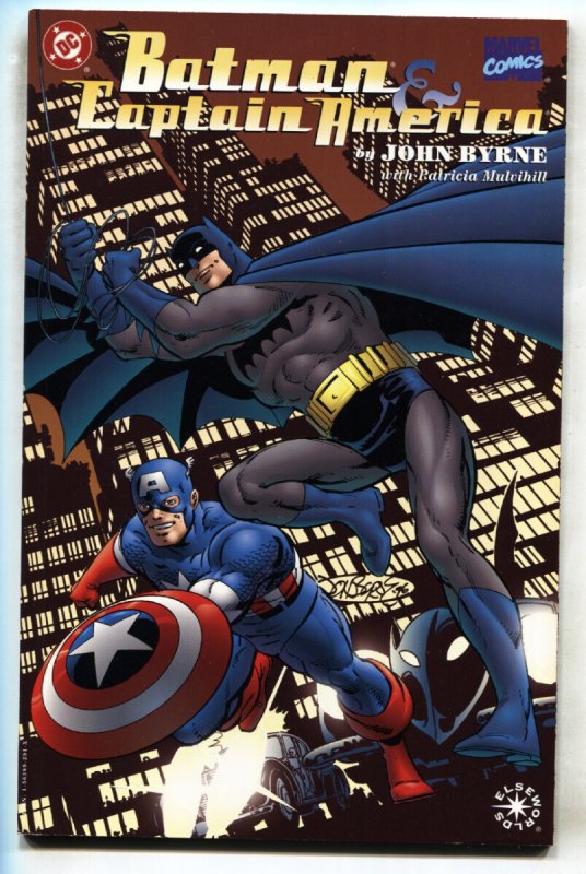 Batman and Captain America 1996 Trade Paperback DC Marvel (1996), raw, ungraded comic book — front cover